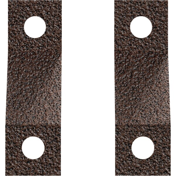 Ekena Millwork Premium Z-Brackets for Barn Door Track (set of 2), Copper Vein GB6001TZCV - main